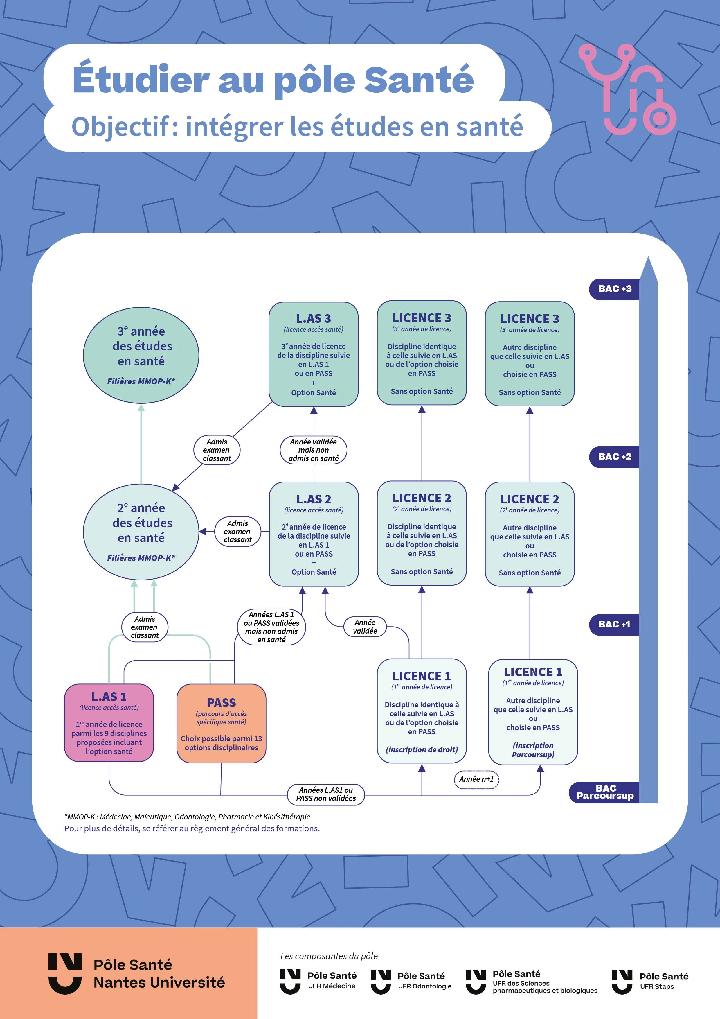 Schéma accès études de santé