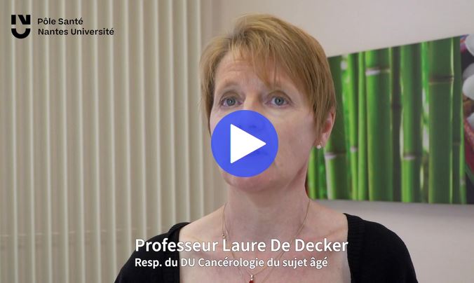 Entretien avec le Pr Laure De Decker, responsable du DU Cancérologie du sujet âgé